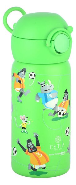 Παγούρι - Θερμός 350ml Με Καλαμάκι Estia Save The Aegean Jungle Kick 01-33095