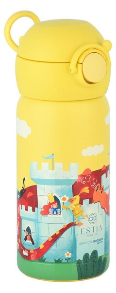 Παγούρι - Θερμός 350ml Με Καλαμάκι Estia Save The Aegean Fortress Dragon 01-33088