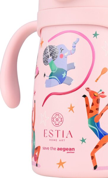 Παγούρι - Θερμός 300ml Με Καλαμάκι Estia Save The Aegean Wild Stunts 01-33194