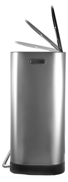 Κάδος Απορριμμάτων Διπλός (57.5x37.3x68.2) Estia 60lt Soft Close Inox 01-20903
