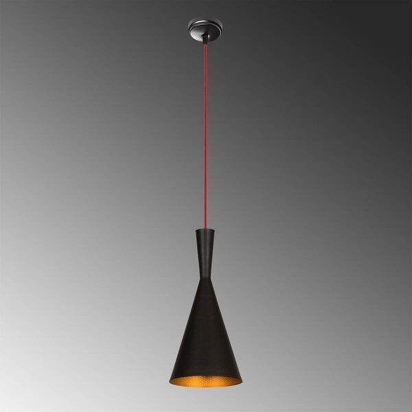 Φωτιστικό Οροφής Μονόφωτο A-G Elmas 892OPV1421 Black Red