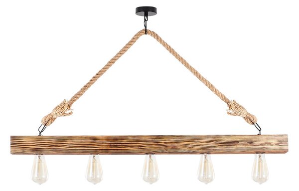 Φωτιστικό Οροφής Πολύφωτο A-G Erebos 521SHN3117 Wooden