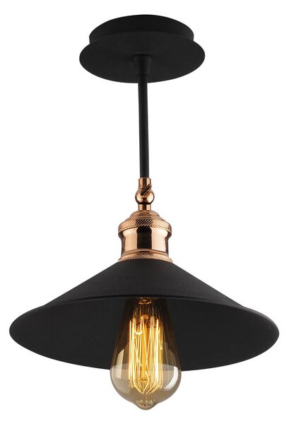 Φωτιστικό Οροφής Μονόφωτο A-G Berceste 525NOR1298 Black
