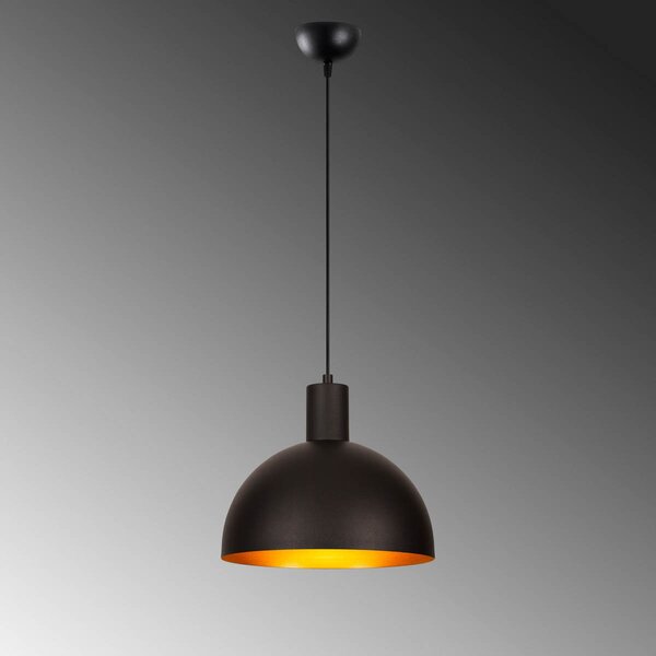 Φωτιστικό Οροφής Μονόφωτο A-G Sivani 527ABY1720 Black/Gold