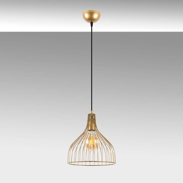 Φωτιστικό Οροφής Μονόφωτο A-G Cafu 942FLG1411 Shiny Gold