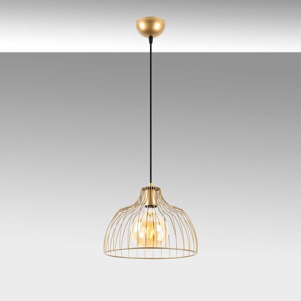 Φωτιστικό Οροφής Μονόφωτο A-G Kozan 942FLG1475 Shiny Gold