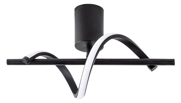Φωτιστικό Οροφής Μονόφωτο LED A-G Likma 119FRS1509 Black