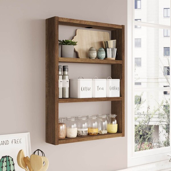 Ραφιέρα Οργάνωσης Κουζίνας (43.2x9x60) A-G 956LCS2726 Walnut