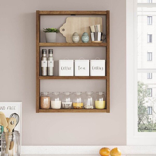 Ραφιέρα Οργάνωσης Κουζίνας (43.2x9x60) A-G 956LCS2726 Walnut