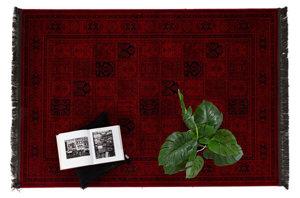 Χαλί (160x230) Royal Carpet Afgan 8129H D.Red