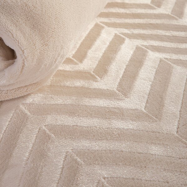 Παπλωματοθήκη Fleece Μονή (Σετ 160x220) Nef-Nef Homeware Carmen Ecru