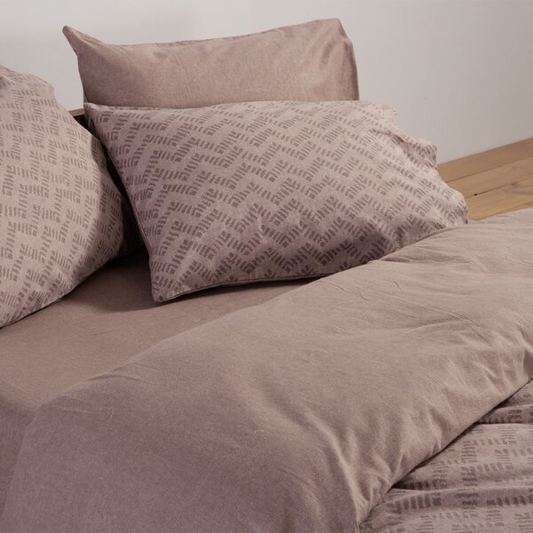 Φανελένια Σεντόνια Μονά (Σετ) Nef-Nef Homeware Flannel Otrando Mocca
