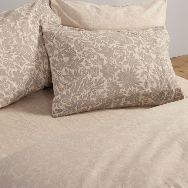 Φανελένια Σεντόνια Μονά (Σετ) Nef-Nef Homeware Flannel Issual Grey