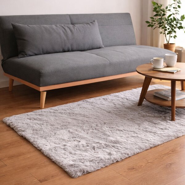 Xαλί Διαδρόμου Γούνινο (80x150) Ravelia Fluffy Light Grey
