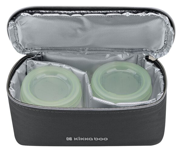 Ισοθερμική Τσάντα Φαγητού (19x10x7) Kikka Boo Foody 2025 Dark Grey