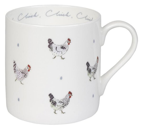 ΜΕΓΑΛΗ ΚΟΥΠΑ ΠΟΡΣΕΛΑΝΗΣ FINE BONE CHINA 425ml SOPHIE ALLPORT - CHICKEN EGG