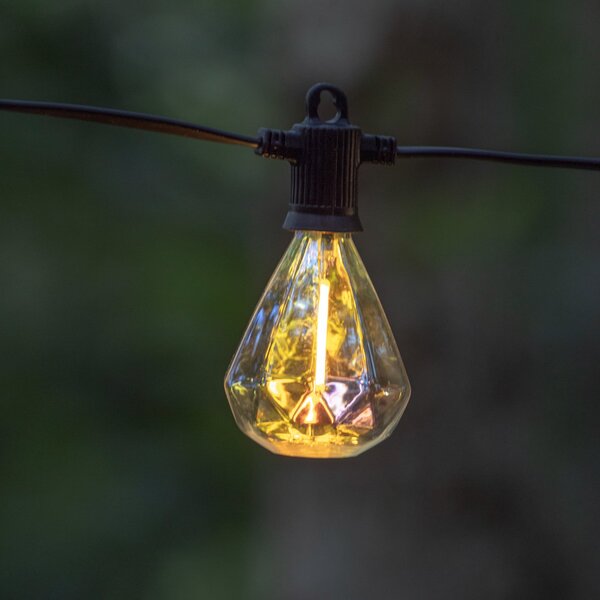 Sirius Φωτιστική αλυσίδα LED Marcus διαφανής, σετ εκκίνησης, 3 m, ηλιακή/με βύσμα, Διαφανές, Πλαστικό