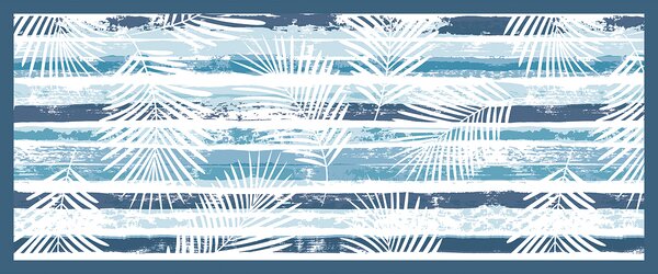 Διάδρομος Βινυλίου (50x180) Ango Blue Tropical L 83635