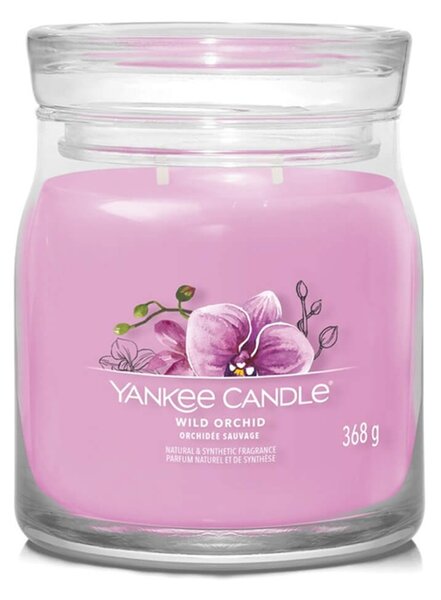 Αρωματικό Κερί Yankee Candle με διάρκεια καύσης έως 50 ώρες και άρωμα Wild Orchid