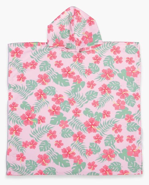 Παιδικό Πόντσο (65x65) Nef-Nef Homeware Let's Go Tropic Pink