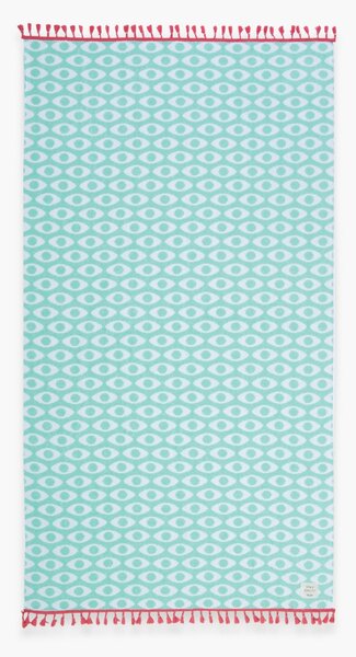 Πετσέτα Θαλάσσης (90x170) Nef-Nef Homeware Option Fringes Aqua