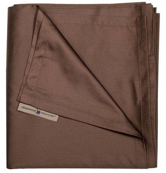 Ζεύγος Μαξιλαροθήκες Oxford (50x70) Greenwich Polo Club Loft Solid Cotton 2459 Brown