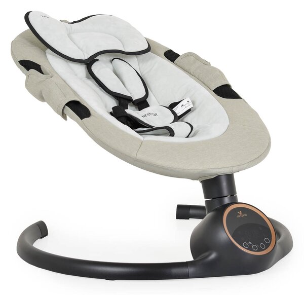 Ηλεκτρικό Ρηλάξ Με Μουσική (0+ Μηνών/Έως 9kg) Cangaroo Prestige Light Grey