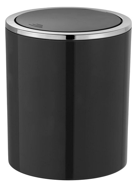 Κάδος Απορριμμάτων Μπάνιου (Φ14x17) Wenko 2lt Inca Black 23934100