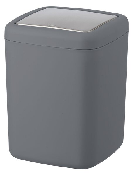 Κάδος Απορριμμάτων Μπάνιου (Φ15x20) Wenko 3lt Barcelona Anthracite 23979100