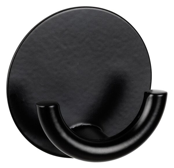 Κρεμαστράκι Αυτοκόλλητο (Φ5.3x2.5) Wenko Rondo Black 25657100