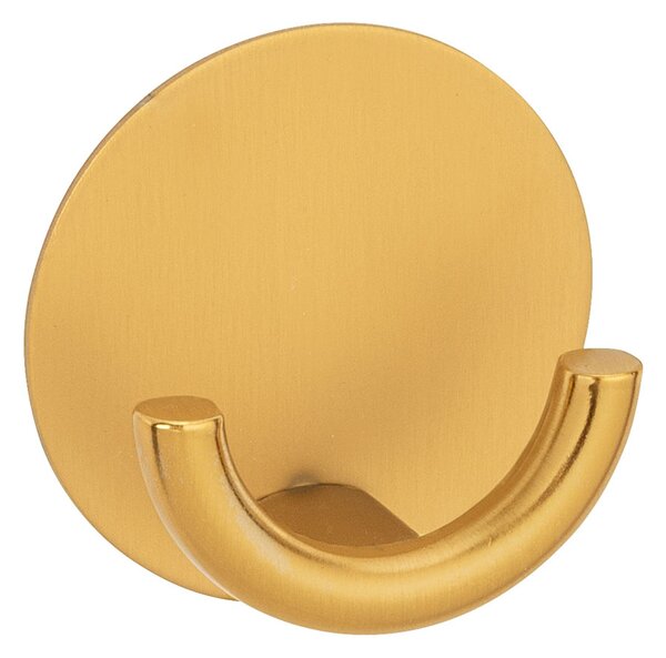 Κρεμαστράκι Αυτοκόλλητο (Φ5.3x2.5) Wenko Rondo Gold 26038100