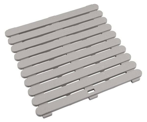 Πλαστική Πλατφόρμα Μπάνιου/Duckboard (55x55x3) Wenko Taupe 25966100