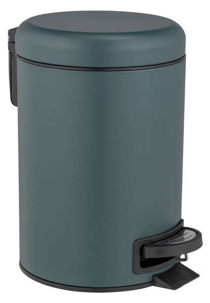 Κάδος Απορριμμάτων Μπάνιου (25x17x22.5) Wenko 3lt Leman Dark Green 25154100