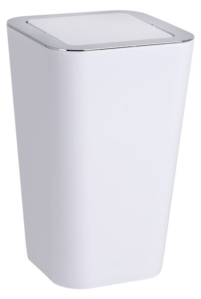 Κάδος Απορριμμάτων Μπάνιου (Φ18.5x36.5) Wenko 6lt Candy White 22464100