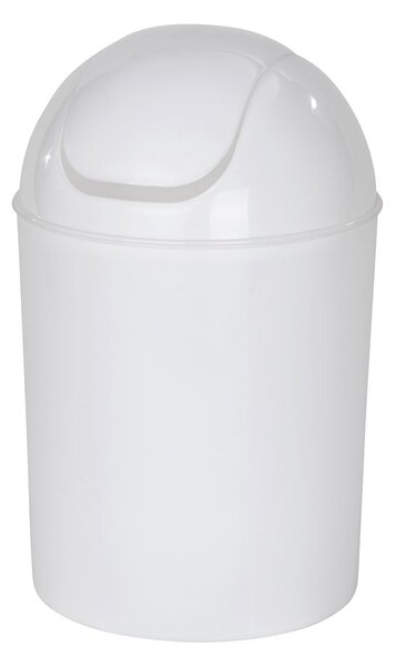 Κάδος Απορριμμάτων Μπάνιου (Φ20x30) Wenko 6lt Economic White 21424100