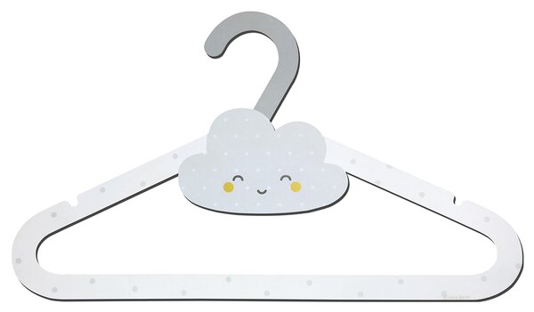 Παιδικές Κρεμάστρες Ρούχων (Σετ 8τμχ) Ango Baby Dreams Grey 4010E