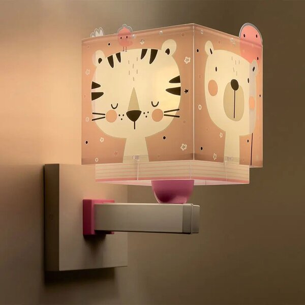 Παιδική Απλίκα Τοίχου Ango Baby Jungle Pink 63119S