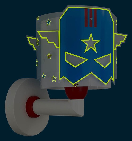Παιδική Απλίκα Τοίχου Ango Blue Hero 61819