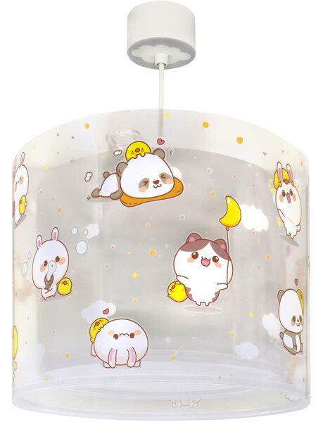 Παιδικό Φωτιστικό Οροφής Μονόφωτο Ango Kawaii Grey 41762ME