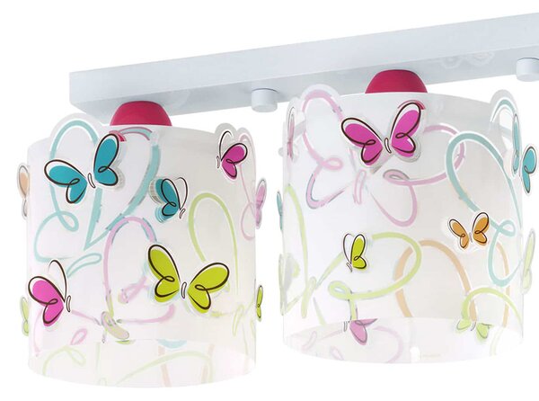 Παιδικό Φωτιστικό Οροφής Τρίφωτο Ango Butterfly 62143