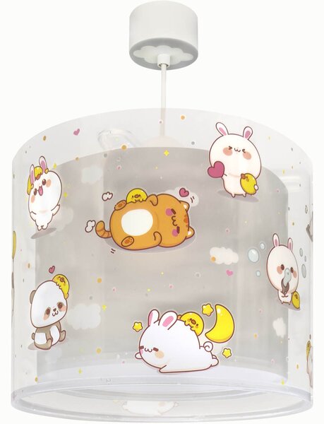Παιδικό Φωτιστικό Οροφής Μονόφωτο Ango Kawaii Grey 41762ME