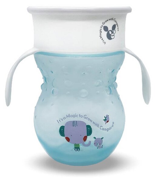 Ποτήρι Εκπαιδευτικό 270ml Cangaroo Magical 360 Blue C0669H