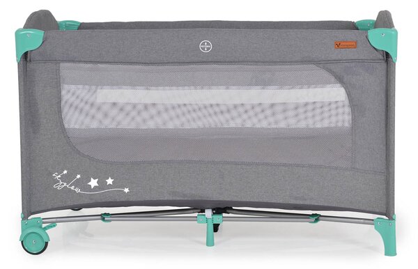 Παρκοκρέβατο 2 Θέσεων (0+ Μηνών/Έως 14kg) Cangaroo Skyglow 2 Mint