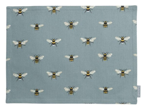 ΥΦΑΣΜΑΤΙΝΟ ΣΟΥΠΛΑ 40x30cm SOPHIE ALLPORT - BEES TEAL