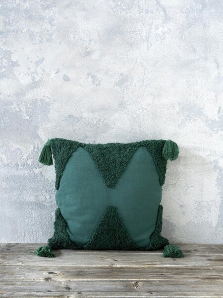 ΔΙΑΚΟΣΜΗΤΙΚΟ ΜΑΞΙΛΑΡΙ 45X45cm NIMA - AMADEO DARK GREEN