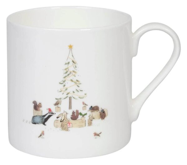 ΜΕΓΑΛΗ ΚΟΥΠΑ ΠΟΡΣΕΛΑΝΗΣ FINE BONE CHINA 425ml SOPHIE ALLPORT - FESTIVE FOREST