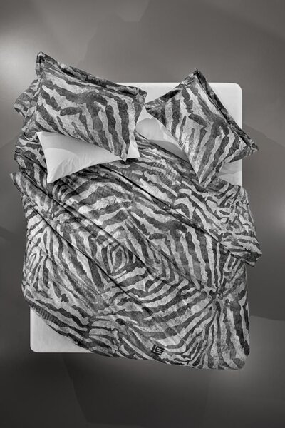 ΥΠΕΡΔΙΠΛΗ ΠΑΠΛΩΜΑΤΟΘΗΚΗ 225x245cm GUY LAROCHE - TRIBAL ANTHRACITE