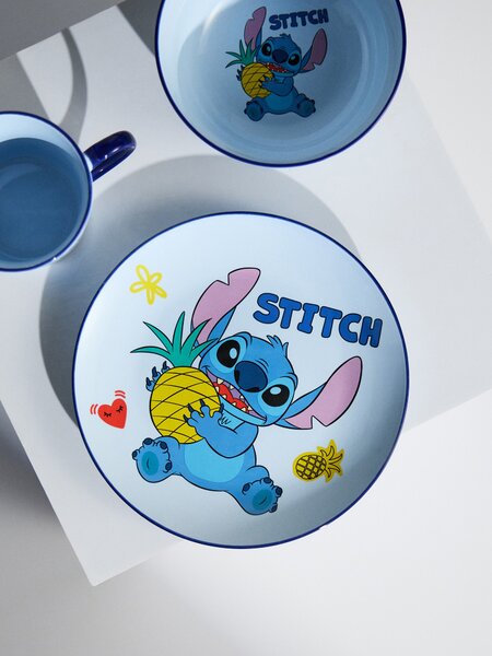 Sinsay - Κεραμικό πιάτο Lilo & Stitch - πολυχρωμο