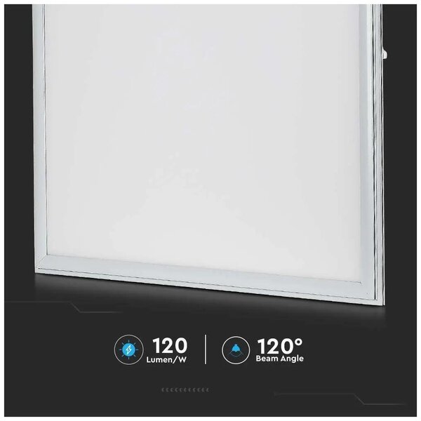 V-TAC LED Πάνελ Τετραγωνο 60x60cm 29W 3960Lm 120° High Lumen A++ PF >0.9 CRI >80 4500K Φως Ημέρας 2162416