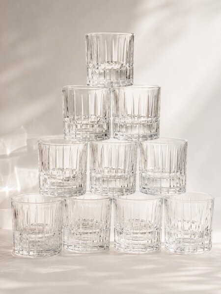 Sinsay - Ποτήρια με ανάγλυφο μοτίβο 4 pack - clear
